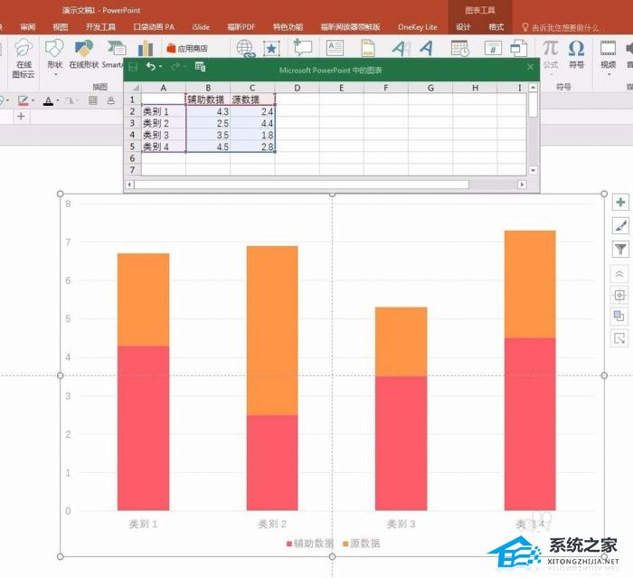 PPT如何制作阶梯样式的图表？PPT制作阶梯样式图表教程