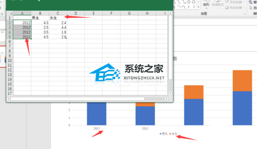 PPT如何绘制柱状图？PPT导入数据制作柱状图的方法