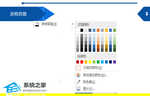 PPT表格背景颜色怎么设置？PPT表格背景颜色填充教程