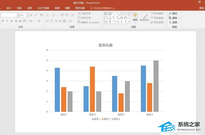 PPT如何旋转图表？PPT旋转图表的教程